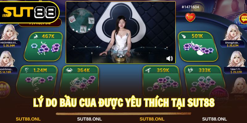 Người tham gia được trải nghiệm tính năng có tại Sut88