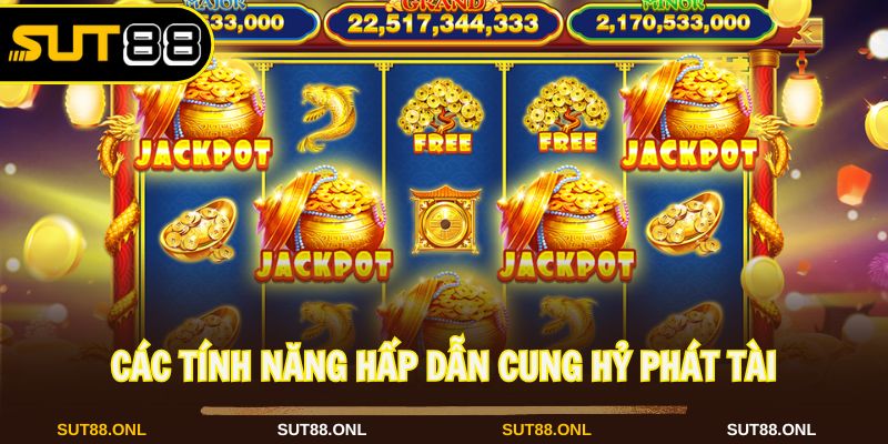 Sut88 đa dạng các tính năng slot game khi tham gia